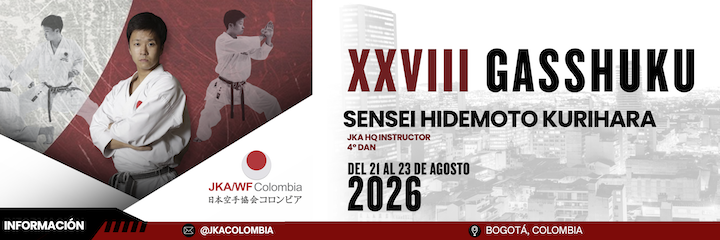28.º Gasshuku Internacional JKA Colombia con Kurihara Hidemoto Sensei