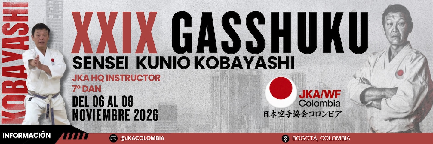 29.º Gasshuku Internacional JKA Colombia – Kobayashi Kunio Sensei
