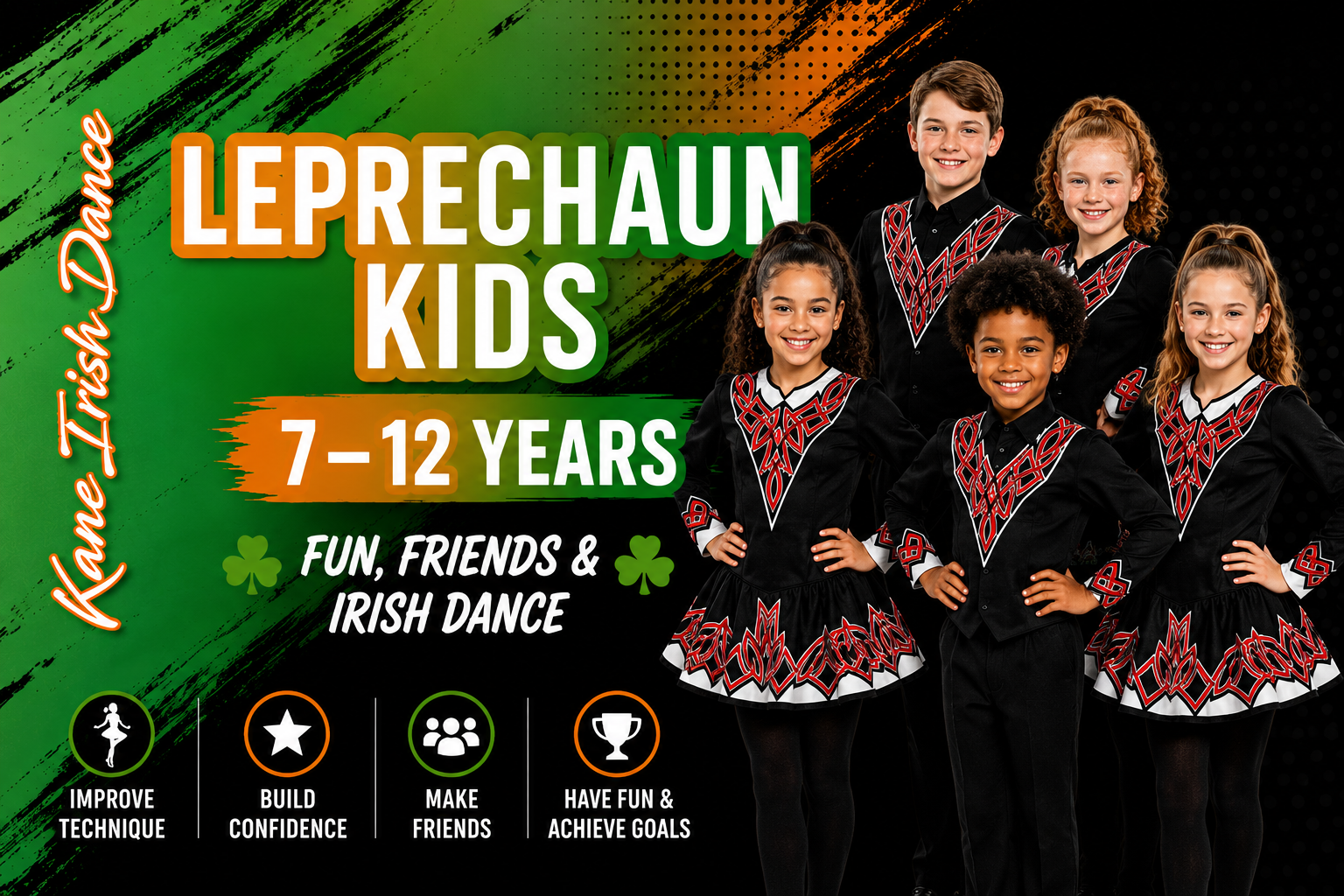 Leprechaun Kids Irish Dance Beginner Course
