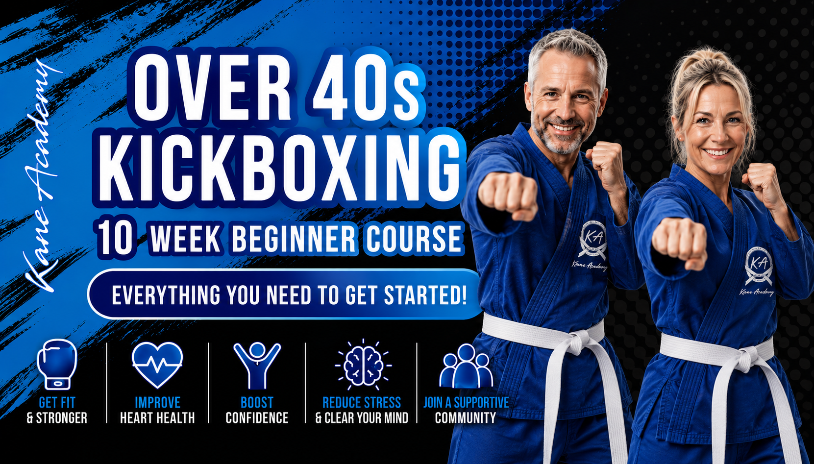 Over 40's Kickboxing Beginner Course